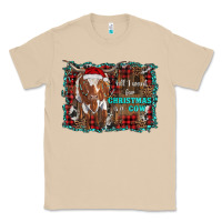Mushroom all i want for christmas is a cow longhorn Classic Tee - RanaPortraitStore
