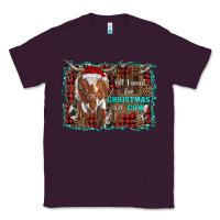 Plum all i want for christmas is a cow longhorn Classic Tee - RanaPortraitStore