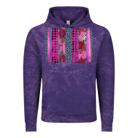 Cloud Purple valentine's day floral leopard brushstroke Vintage Hoodie - AdoDesignShop
