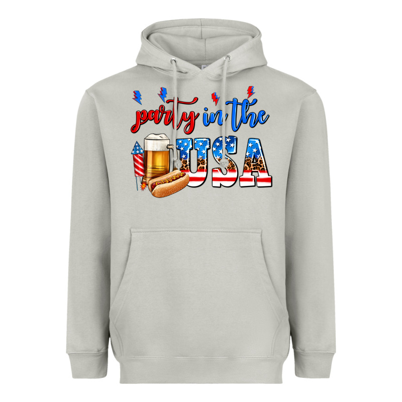 Party In The Usa Heavyweight Hoodie by AdoDesignShop | Teevron