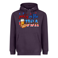 Plum party in the usa Heavyweight Hoodie - AdoDesignShop