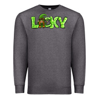 Charcoal Heather St Patricks Day Lucky Gnome Premium Sweatshirt - Jasminsmagicworld