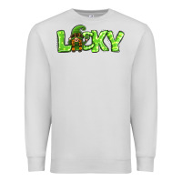 Dove Grey St Patricks Day Lucky Gnome Premium Sweatshirt - Jasminsmagicworld