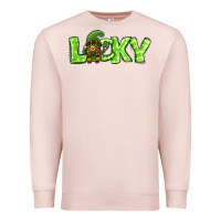 Pale Pink St Patricks Day Lucky Gnome Premium Sweatshirt - Jasminsmagicworld