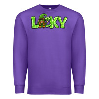 Purple St Patricks Day Lucky Gnome Premium Sweatshirt - Jasminsmagicworld