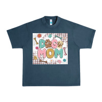 Midnight Navy dog mom Urban Heavy Tee - MaliasSmallBusiness