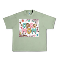 Oil Green dog mom Urban Heavy Tee - MaliasSmallBusiness