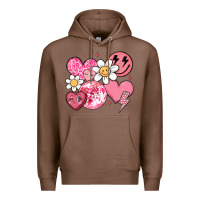 Chestnut retro valentines day Premium Hoodie - MaliasSmallBusiness