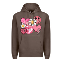 Coffee retro valentines day Premium Hoodie - MaliasSmallBusiness