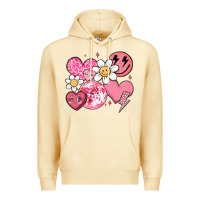 Pina Colada retro valentines day Premium Hoodie - MaliasSmallBusiness