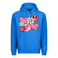 True Royal retro valentines day Premium Hoodie - MaliasSmallBusiness