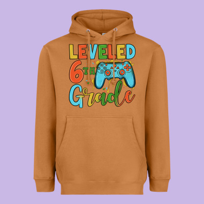 Leveled 6th Grade Heavyweight Hoodie Designed By Jahusdesignshop