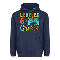 Navy leveled 6th grade Heavyweight Hoodie - JahusDesignShop