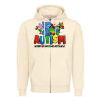 Sandshell autism stitch accept love understand Zipper Hoodie - Zillion Design Studio