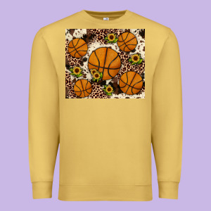 Basketball Premium Sweatshirt Designed By Jahusdesignshop