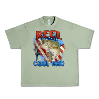 Oil Green reel cool dad Urban Heavy Tee - MaliasSmallBusiness