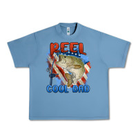 Pebble Blue reel cool dad Urban Heavy Tee - MaliasSmallBusiness