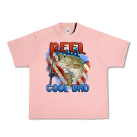 Salmon reel cool dad Urban Heavy Tee - MaliasSmallBusiness