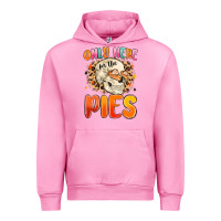 Fuchsia Pink only here for the pies Urban Hoodie - MaliasSmallBusiness