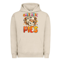 Pigment French Oak only here for the pies Urban Hoodie - MaliasSmallBusiness