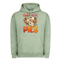 Pigment Oil Green only here for the pies Urban Hoodie - MaliasSmallBusiness