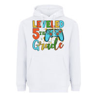 White leveled 5th grade Heavyweight Hoodie - JahusDesignShop