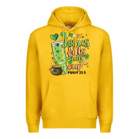 Lemon st. patricks day jesus fills my cup Premium Hoodie - MaliasSmallBusiness