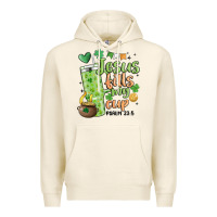 Tofu st. patricks day jesus fills my cup Premium Hoodie - MaliasSmallBusiness