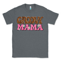 Charcoal Heather groovy mama Classic Tee - texasbilliewilder