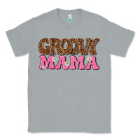 Heather Grey groovy mama Classic Tee - texasbilliewilder