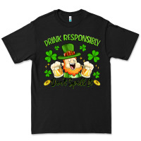 Black drink responsibly dont spill it Premium Tee - Artiststas