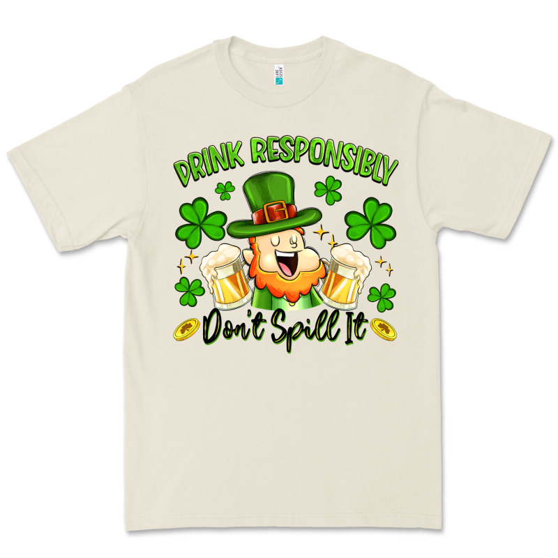 Drink Responsibly Dont Spill It Premium Tee by Artiststas | Teevron
