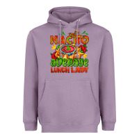 Lavender nacho average lunch lady  with nacho Heavyweight Hoodie - AdoDesignShop