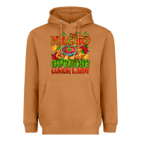 Meerkat nacho average lunch lady  with nacho Heavyweight Hoodie - AdoDesignShop