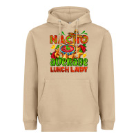 Mushroom nacho average lunch lady  with nacho Heavyweight Hoodie - AdoDesignShop