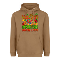 Toasted Coconut nacho average lunch lady  with nacho Heavyweight Hoodie - AdoDesignShop