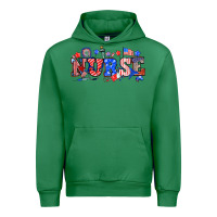 Emerald 4th of july nurse Urban Hoodie - NancyCooperArtShop