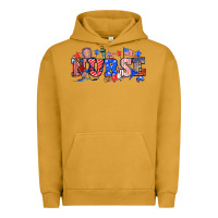 Pigment Peanut Butter 4th of july nurse Urban Hoodie - NancyCooperArtShop