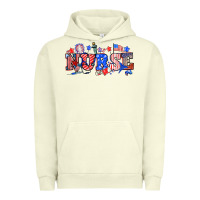 Pigment Pistachio 4th of july nurse Urban Hoodie - NancyCooperArtShop