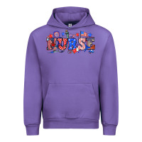Tulip 4th of july nurse Urban Hoodie - NancyCooperArtShop