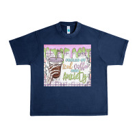 Fueled By Iced Coffee And Anxiety Urban Heavy Tee | Teevron