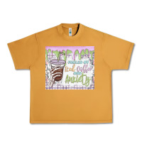 Peanut Butter fueled by iced coffee and anxiety Urban Heavy Tee - MaliasSmallBusiness