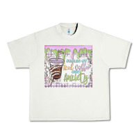 Pistachio fueled by iced coffee and anxiety Urban Heavy Tee - MaliasSmallBusiness
