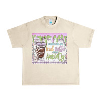 Sandshell fueled by iced coffee and anxiety Urban Heavy Tee - MaliasSmallBusiness