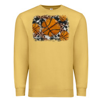 Antique Gold basketball background Premium Sweatshirt - JahusDesignShop