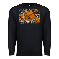 Black basketball background Premium Sweatshirt - JahusDesignShop