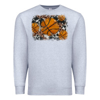 Heather Grey basketball background Premium Sweatshirt - JahusDesignShop