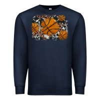 Navy basketball background Premium Sweatshirt - JahusDesignShop