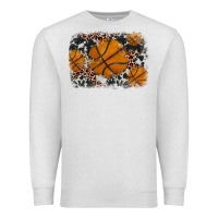 Oatmeal Heather basketball background Premium Sweatshirt - JahusDesignShop