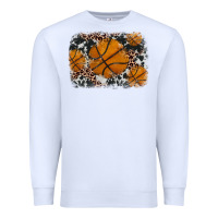 White basketball background Premium Sweatshirt - JahusDesignShop
